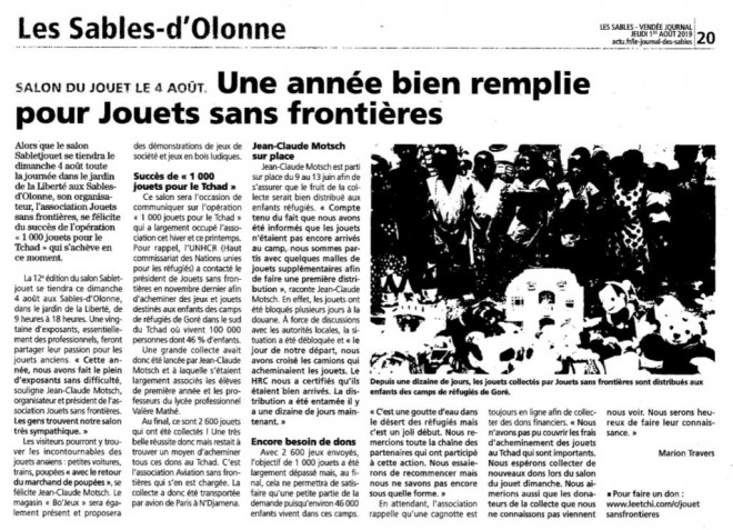 2019 08 01 Les Sables - Vendée Journal.JPG