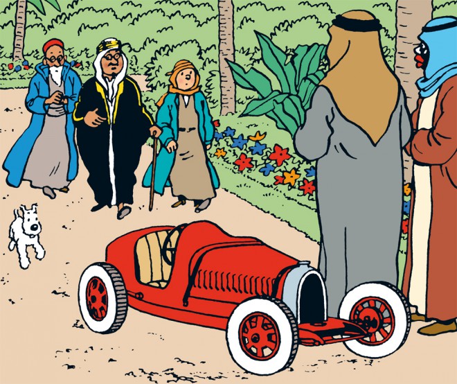 Tintin au pays de l’or noir - page 36 case C2.jpg